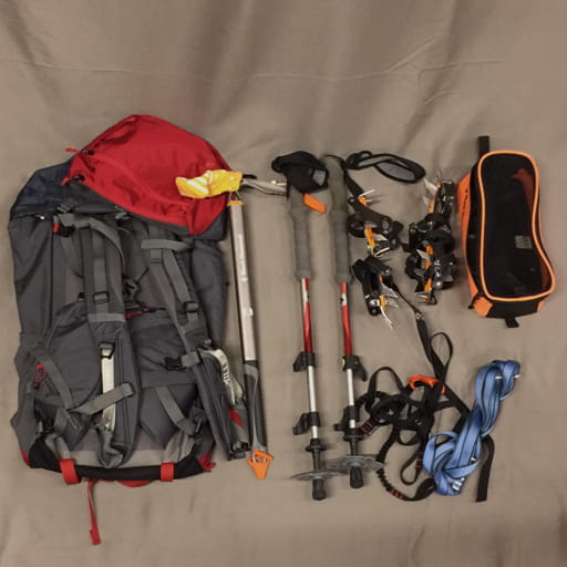 ミレー SAAS FEE サースフェー 30+5 バックパック 他 ブラックダイヤモンド アイゼン 10本爪 等 登山用品 まとめ