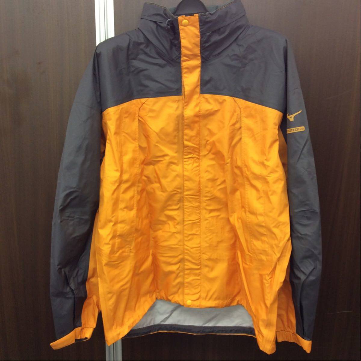 スポーツ用品-mizuno ミズノ BERGTECH EX Men's size L レインウェア アウトドア